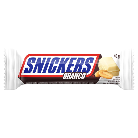 Chocolate Snickers Branco 40g