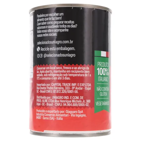Tomate Pelado Uniagro Lata 240G 360-25
