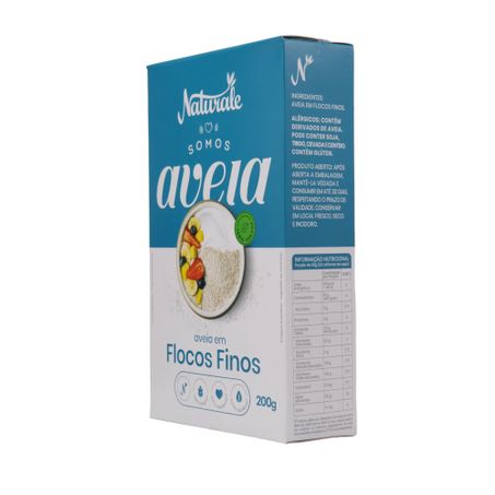Aveia naturale flocos finos 170g 360-9