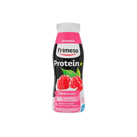 Iogurte Frimesa Protein + Zero Lactose Framboesa Garrafinha 170g 
 
