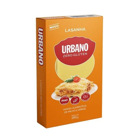 Massa urbano lasanha sem gluten 250g