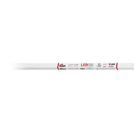 Lamp Led Kian Tube Glass 18w Bivolt Bca 11419 6500k