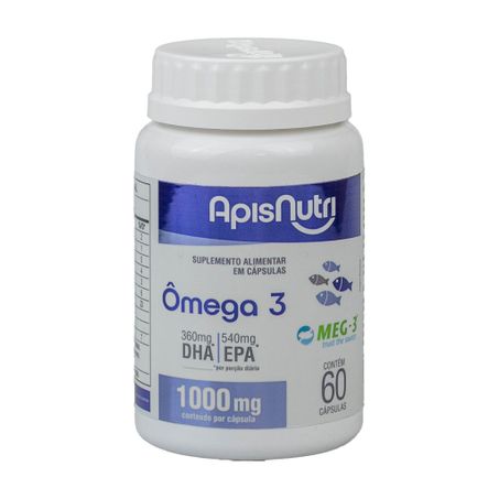ÔMEGA 3 1000MG 60CAPS APISNUTRI