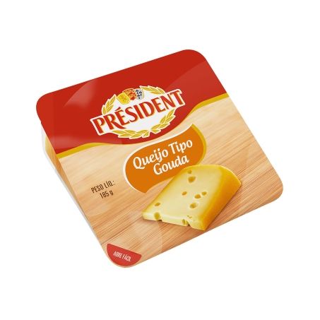QUEIJO GOUDA PRESIDENT FRAC 160G