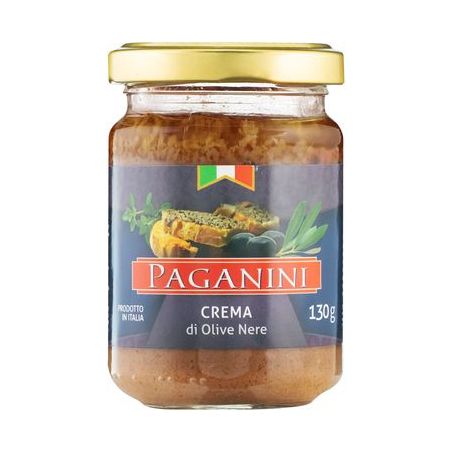 CREMA DI OLIVE NERE 130G - PAGANINI