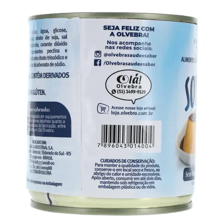 Alimento À Base de Soja Soymilke Sabor Leite Condensado Sem Lactose Lata 330gr 360-26