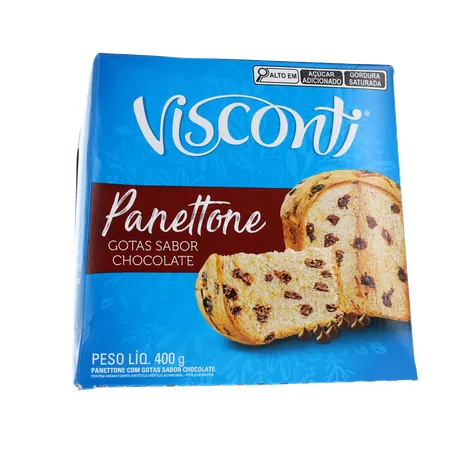 Panettone Visconti Chocolate Caixa 400gr 360-17