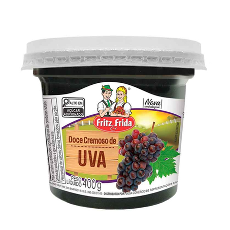 DOCE DE FRUTA FRITZ&FRIDA UVA 400G