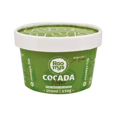 SORVETE VEGANO COCADA 250ML - ROOMYS