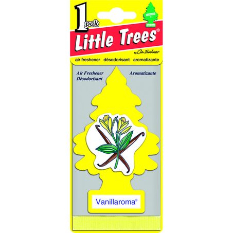 AROMATIZAN LITTLE TREES CAR FRESHENER VANILLAROM UN