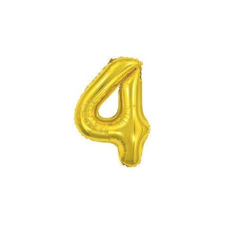 BALAO METALIZADO MAKE+ DOURADO 40 CM N°4          