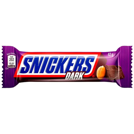 Chocolate barrinha snickers dark 42g