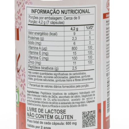COLAGENUS DERMFIX 600MG 60 CAPSULAS UNILIFE 360-2