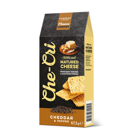 Biscoito Crocante Che-cri Cheddar Pimenta 67,5g