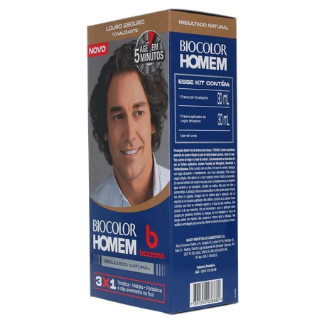 Tonalizante biocolor homem bozzano louro 360-5