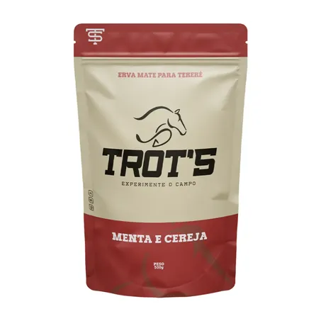 ERVA MATE PARA TERERÉ MENTA & CEREJA 500G - TROTS