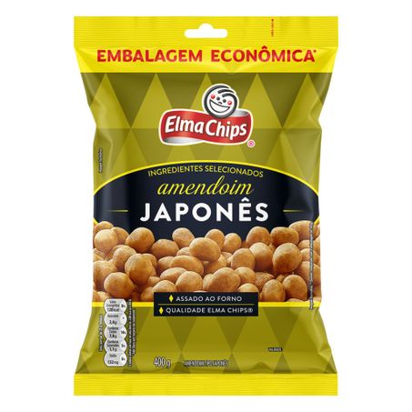 AMENDOIM ELMA CHIPS JAPONES  400G