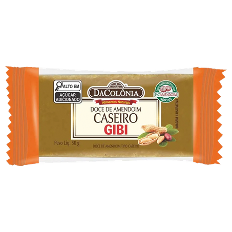 Doce de Amendoim Da Colônia Caseiro Gibi 50g