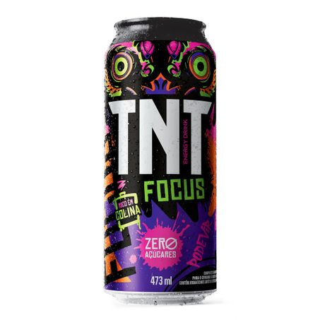 Energético zero açúcar tnt focus