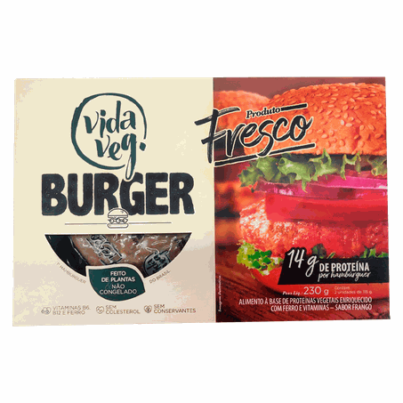 HAMBURGUER VEGANO VIDAVEG FRANGO 230G
