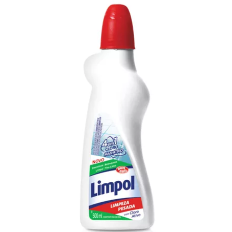 Limpador limpol lavagem pesada cloro ativo 500ml