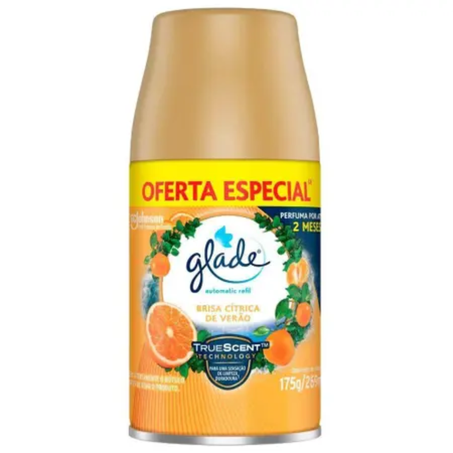 Purificador ambiente glade automatico brisa citrica refil 1269ml