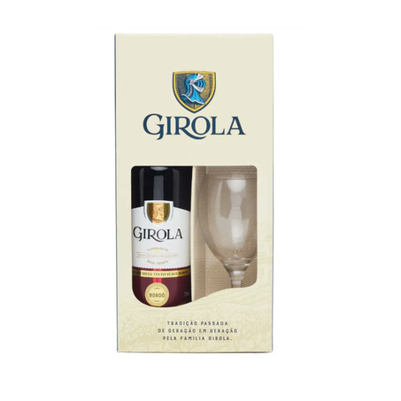 Kit girola vinho bra tinto suave 750ml+t