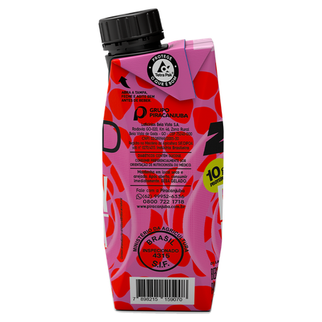 Bebida Láctea UHT Berry Beat Zero Lactose Piracanjuba Zquad Caixa 250ml 360-2
