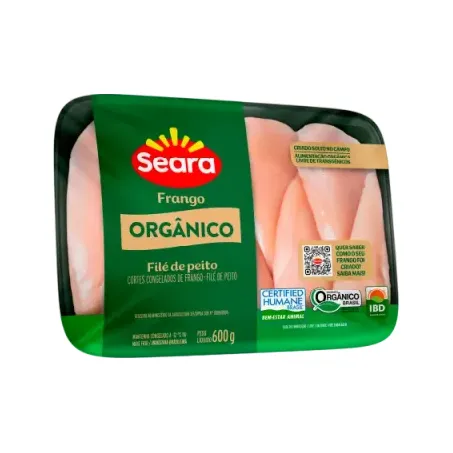 File de Peito de Frango Orgânico Seara 600g