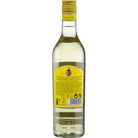 Rum Havana Club 700ml - 3 Anos