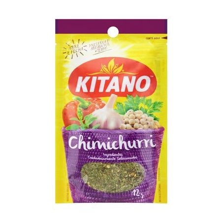 Tempero Chimichurri Kitano 100% Natural Sachê 12gr