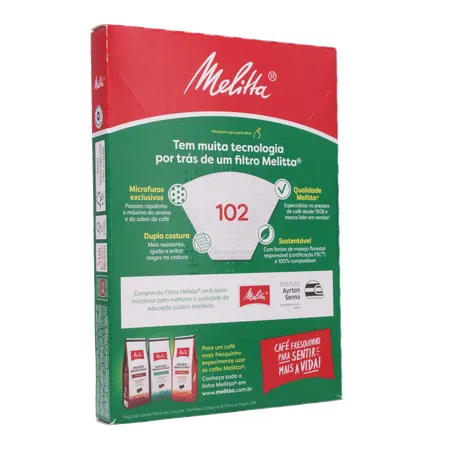 Filtro De Papel Melitta 102 C/30 360-15