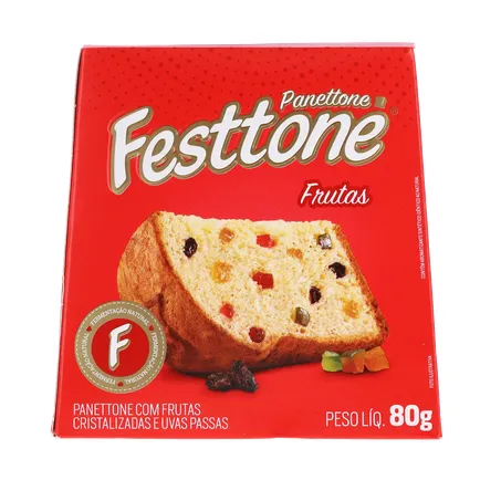 Panettone festtone mini frutas cx 80g 360-2