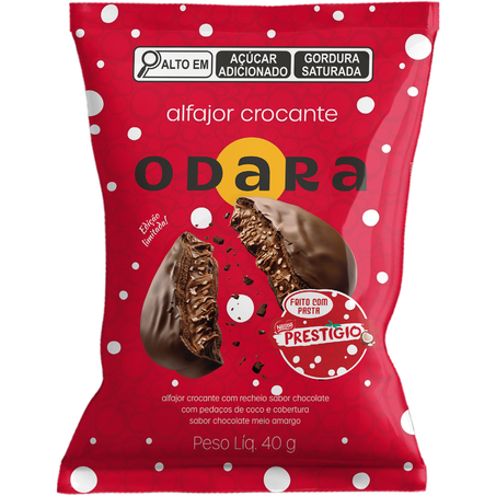 Alfajor Crocante Prestígio Odara 40G