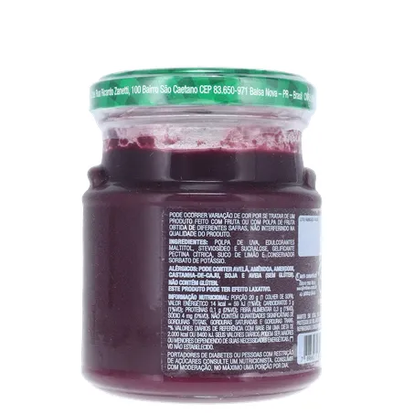 Geleia de Uva Vitao Zero Açúcar 180G 360-14