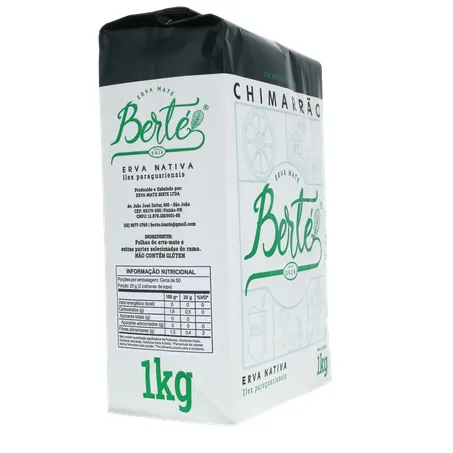 Erva mate berte s-acucar 1kg 360-12