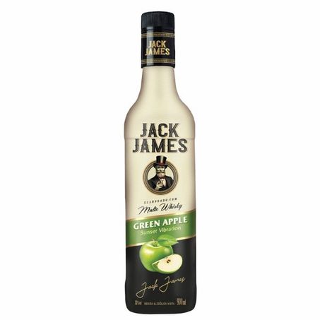 Whisky malte jack james green apple 900ml