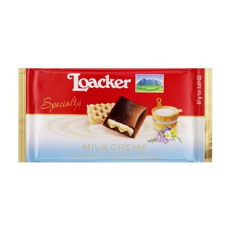 CHOC LOACKER MILK CREME 87G