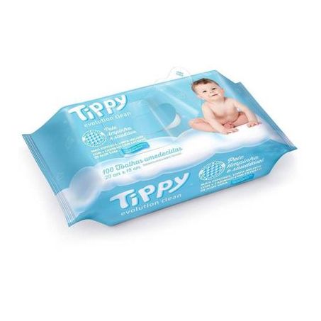 Toalha umedecida tippy ultra comfort 100un