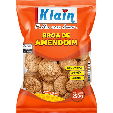 Biscoito klain broa amendoim 250g