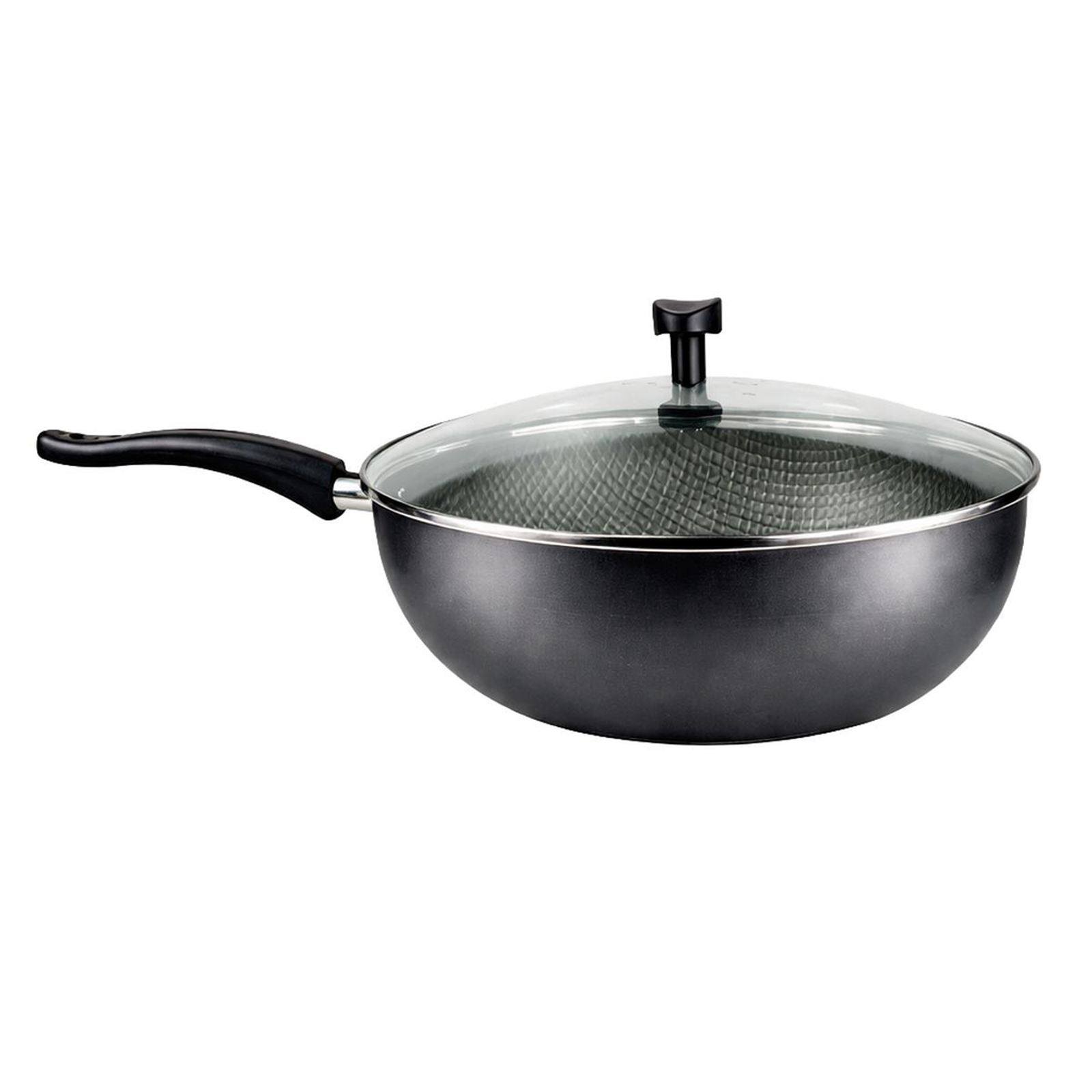 Frigideira Wok Mr. Cook 24cm - Com Tampa - Ref. 004067 | Condor