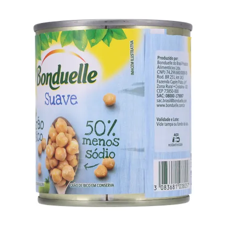 Grao de bico bonduelle suave lt200g 360-21