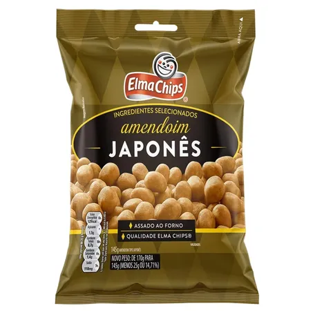 AMENDOIM ELMA CHIPS 145G JAPONÊS