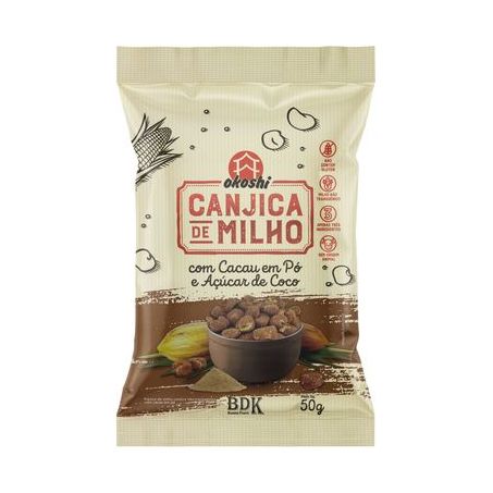 Canjica de Milho C/cacau Po Acucar Coco Okoshi 50G