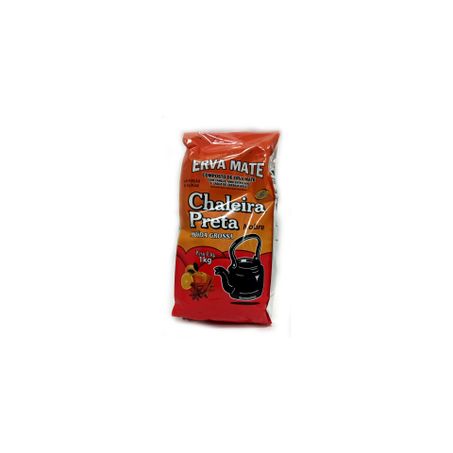 ERVA MATE CHALEIRA PRETA COMPOSTA CANELA E LARANJA 1KG