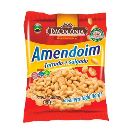 AMENDOIM SALGADO DACOLONIA 150G