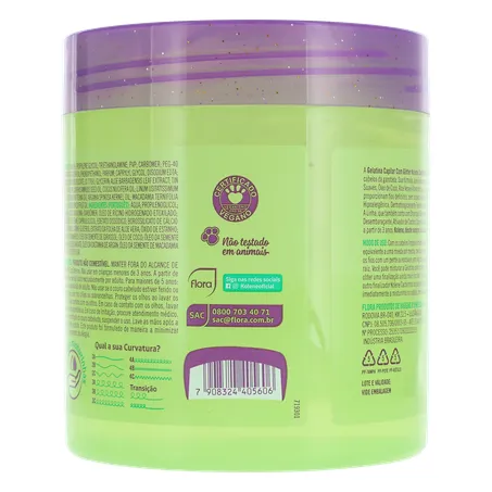 GELATINA CAPILAR INFANTIL KOLENE CACHINHOS COM GLITTER POTE 500G 360-15