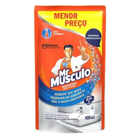Limpador Mr Musculo 400ml Banheiro 5em1 30 Desconto Refil