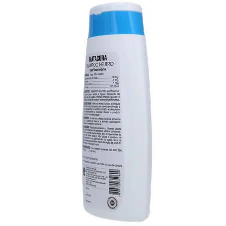 Shampoo Matacura Neutro 200ml 360-23
