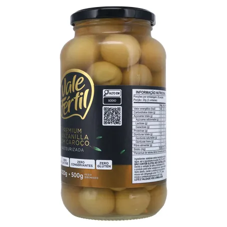 Azeitona vale fertil manzanila c/car500g 360-5